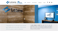 Desktop Screenshot of letang-advogados.com.br